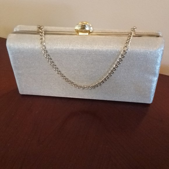 Handbags - 💫 golden-flecked clutch